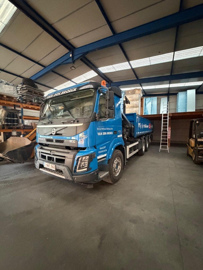 Volvo FMX 450 met kraan en kipper, Auto's, Automaat, Euro 6, Blauw, Bedrijf