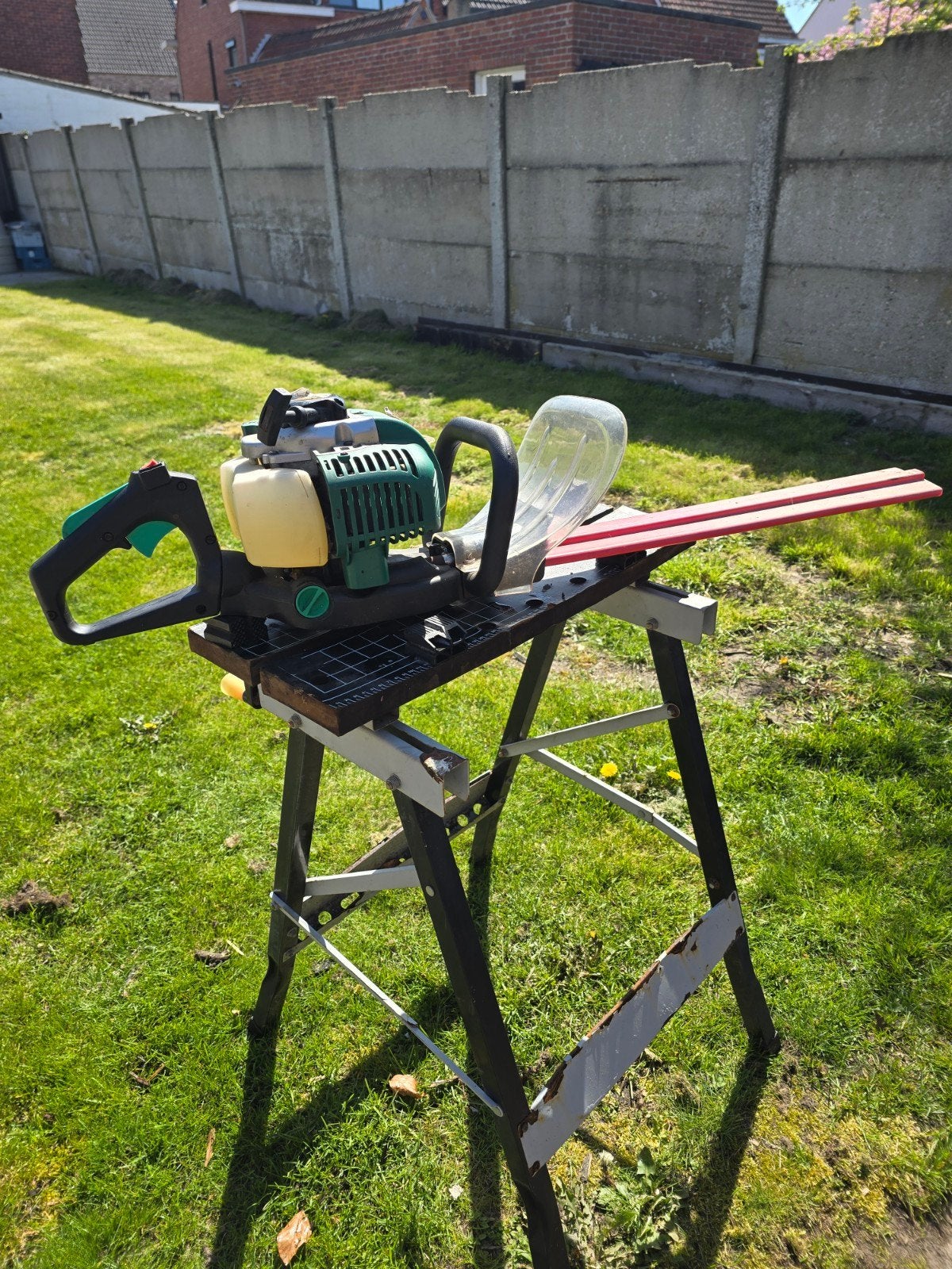 Haagschaar benzine Topkraft, Jardin & Terrasse, Taille-haies, Enlèvement, Essence