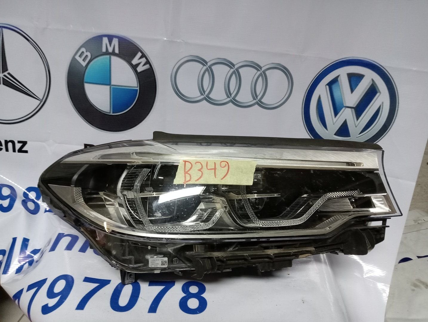 Koplamp BMW 5 Serie G30 G31 Adaptive Led Rechts 8499122-04, -, Utilisé, -, Enlèvement ou Envoi