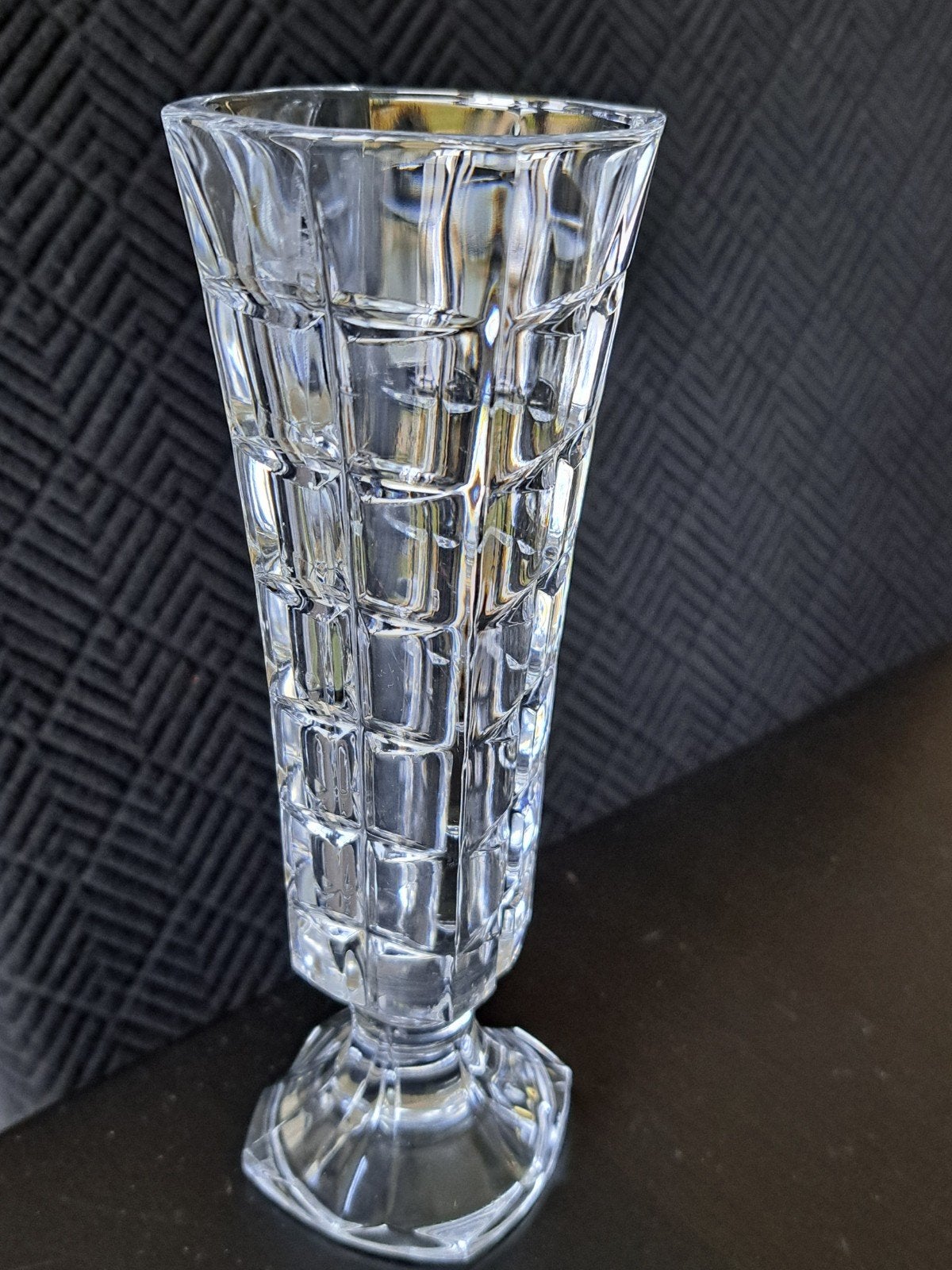 Vase soliflore en Cristal , Cristal d Arques, Antiquités & Art, Enlèvement ou Envoi