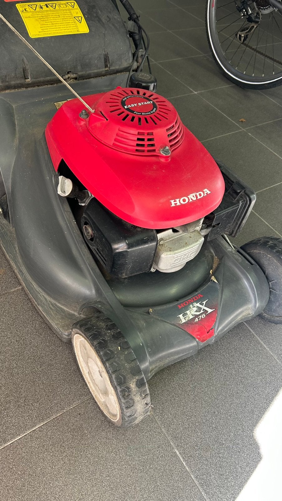 Grasmaschine Honda HRX476, Tuin en Terras, Ophalen, Gebruikt, Opvangbak, Benzine-grasmaaier