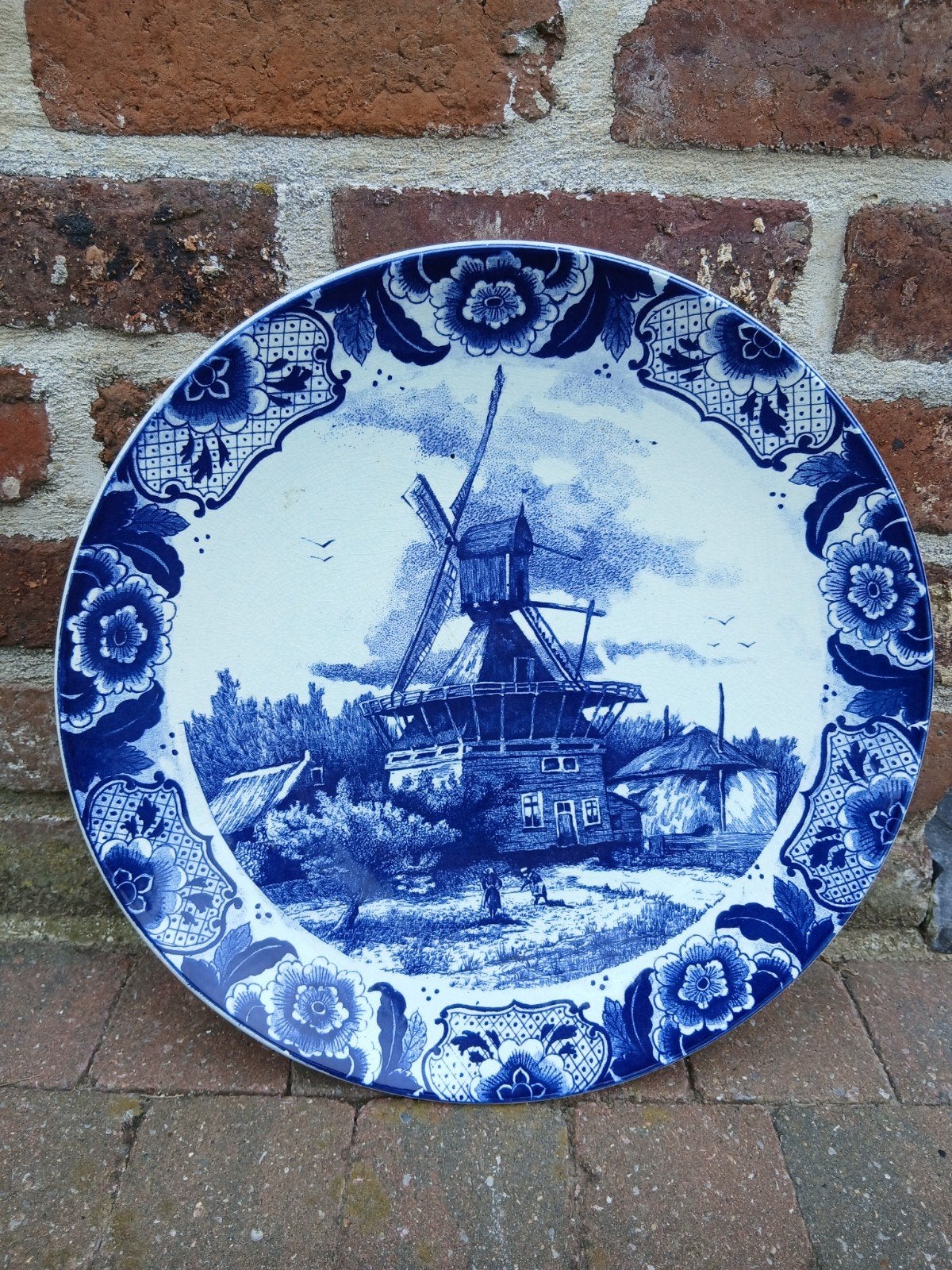 Delft bord groot. 6€, Ophalen