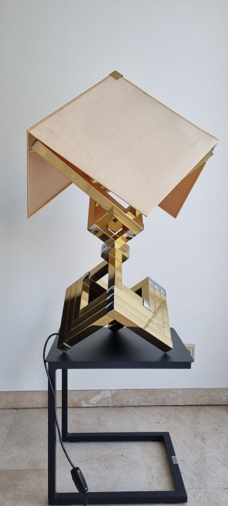 Midcentury Lumica tafellamp ontworpen door Willy Rizzo, Huis en Inrichting, Ophalen, Overige typen, Gebruikt, Overige merken