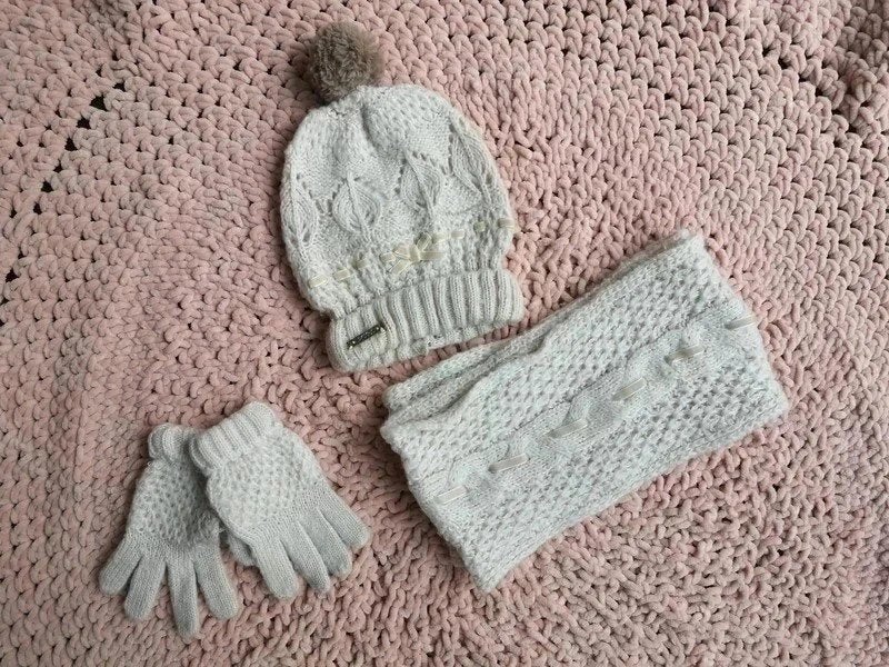 Mayoral setje muts, Enfants & Bébés, Vêtements de bébé | Bonnets, Écharpes & Moufles, Enlèvement ou Envoi, Ensemble, MAYORAL, Fille