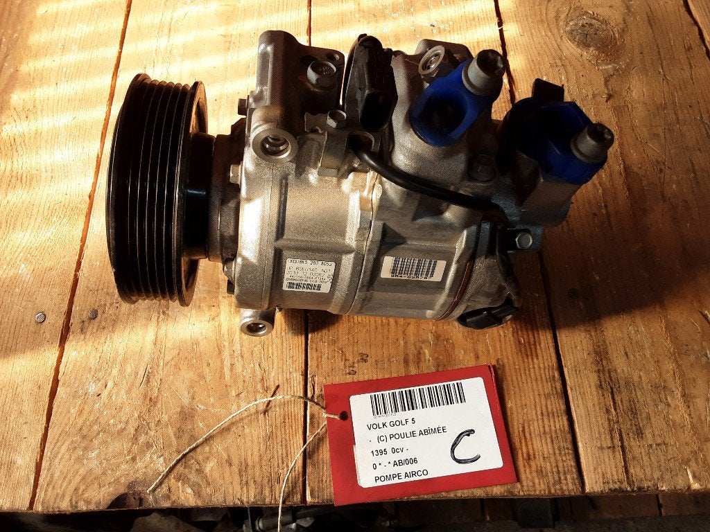 COMPRESSEUR CLIMATISATION Golf V (1K1) (8K0260805), Volkswagen, Mevr. I. Hauben, Utilisé, Rue de l'Espoir 34 34
4030  GRIVEGNÉE, BE