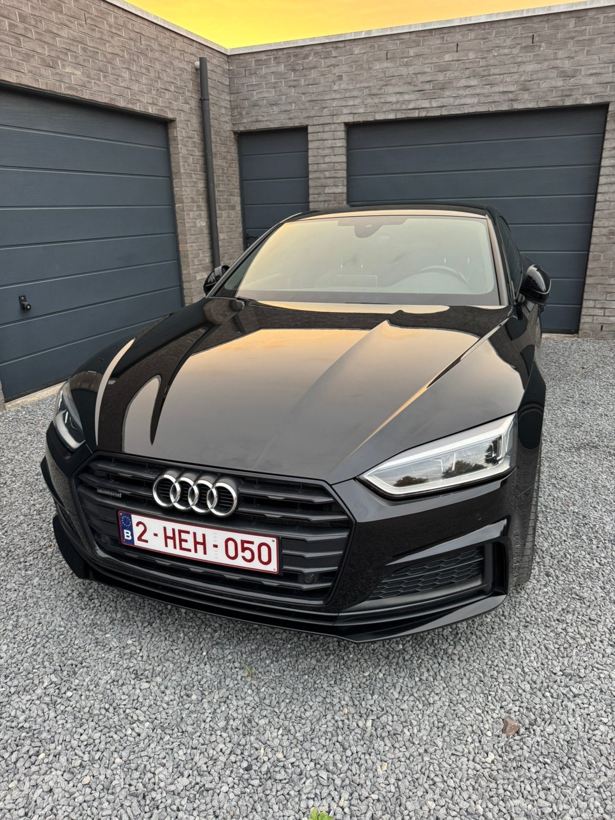 Audi A5 S-line, Auto's, Automaat, Euro 6, Zwart, Berline