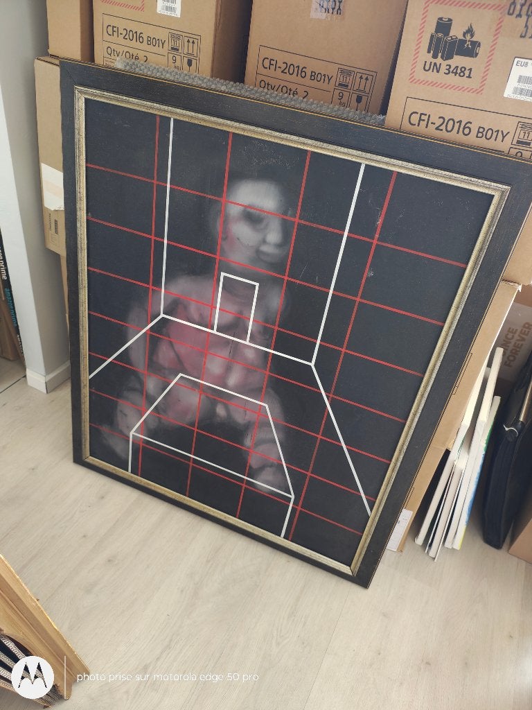 Grand tableau huile sur panneau 78x93 cm, Antiquités & Art, Art | Peinture | Classique, Enlèvement