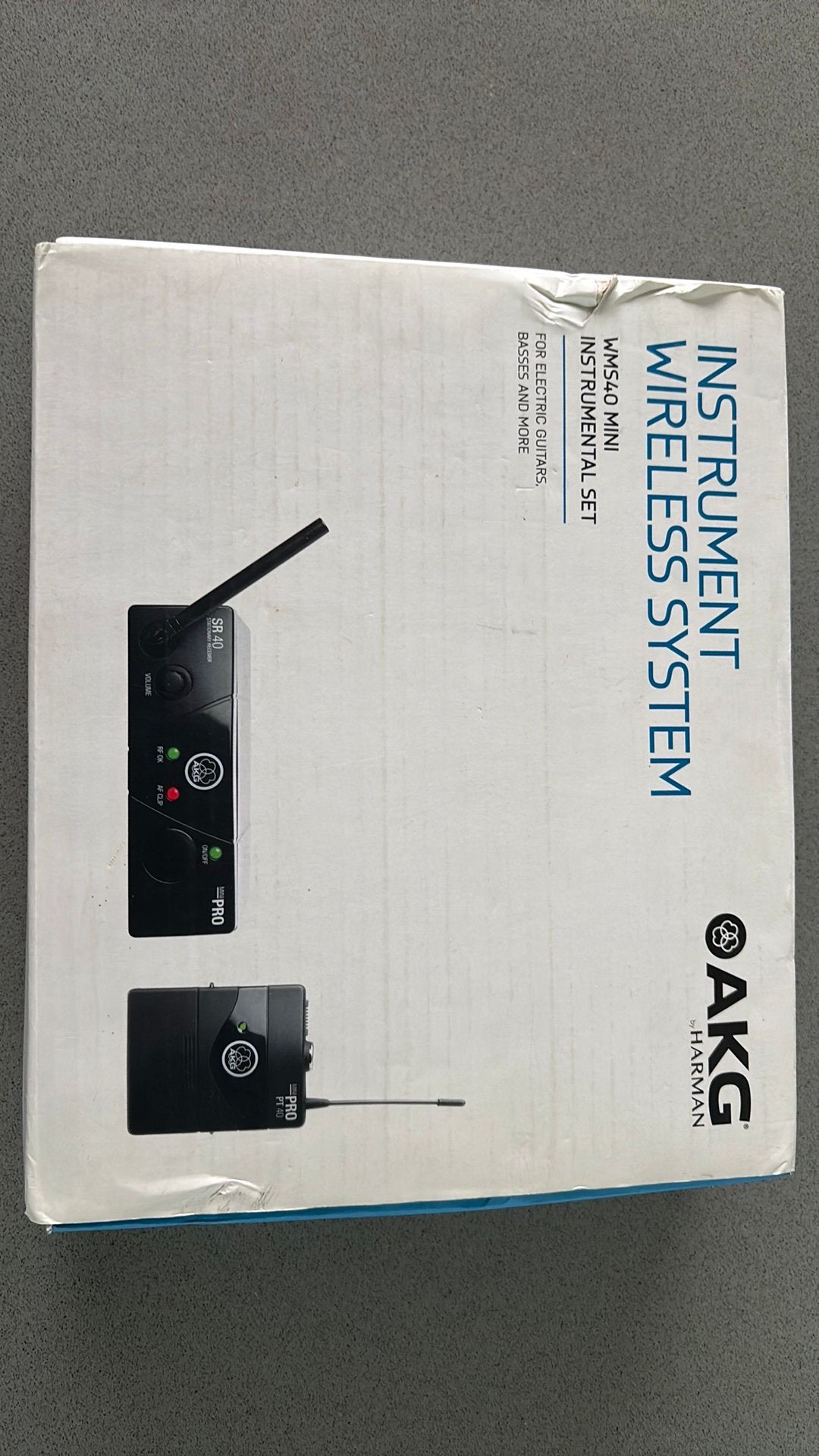 AKG WMS 40 Mini Instrumental set, Musique & Instruments, Microphones, Enlèvement ou Envoi, Comme neuf, Autres types, Sans fil