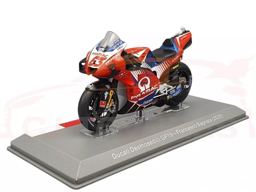Francesco Bagnaia Pramac Ducati Desmosedici 2020 1:18 los, Enlèvement ou Envoi, Neuf, Moteur, Autres marques