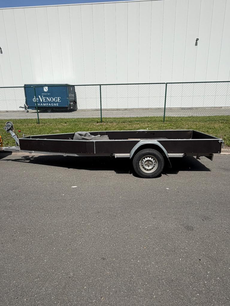 Lange 750kg trailer, Ophalen, Zo goed als nieuw