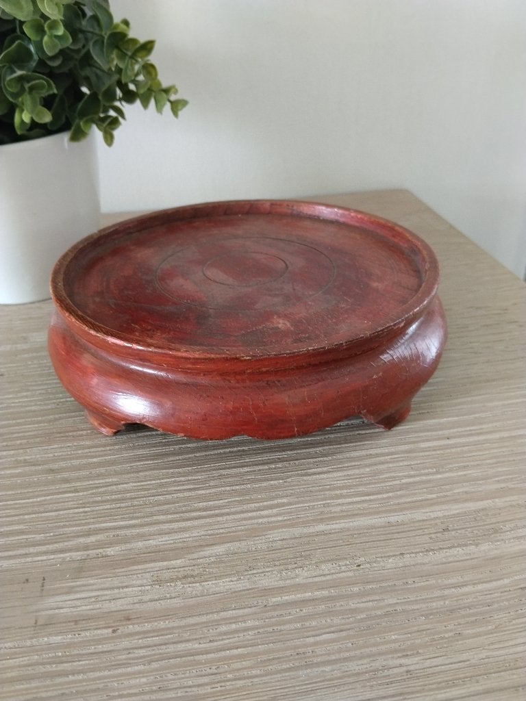 vintage grote houten onderzetter, Maison & Meubles, Accessoires pour la Maison | Sous-verres & Sous-plats, Enlèvement ou Envoi