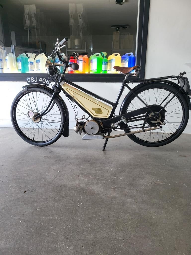 Mobylette Raynal Auto, moteur Villiers Junior 98cm3 de 1937, Antiquités & Art, Art | Autres Art, Enlèvement
