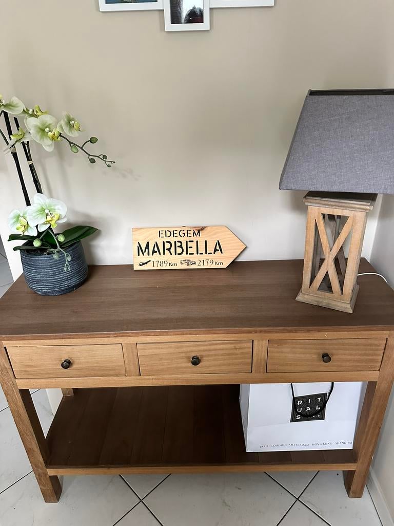 Smalle hal tafel, Huis en Inrichting, Ophalen, Zo goed als nieuw