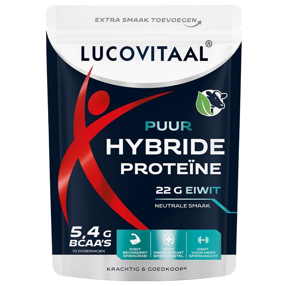Puur Hybride Proteïne poeder – 250 gram Lucovitaal, Ophalen, Zo goed als nieuw