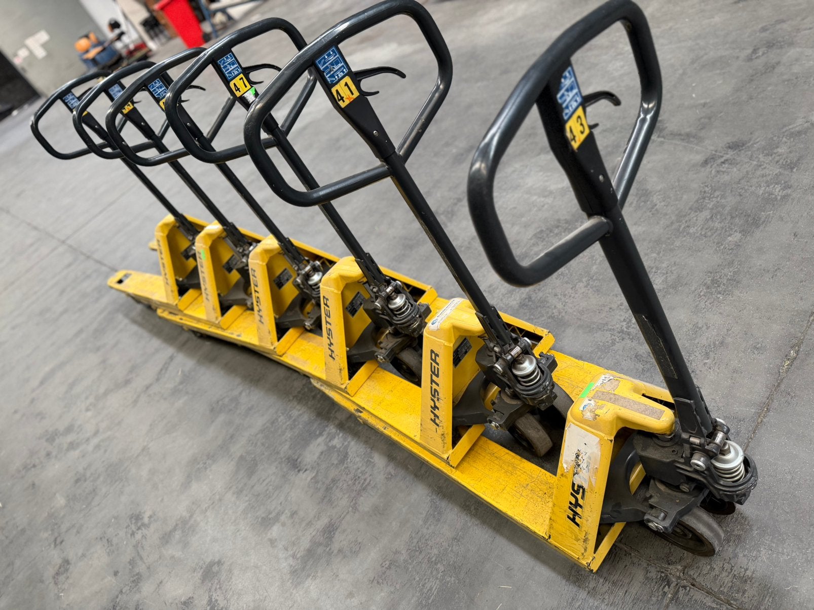 TRANSPALLETTEN HYSTER, Doe-het-zelf en Bouw, Transportwagens, Ophalen, Zo goed als nieuw, Overige typen