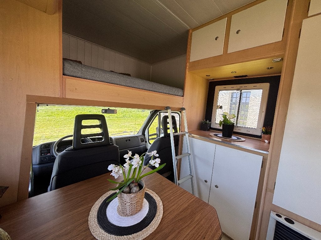 Leuke Oldtimer Mobilhome Fiat Ducato met nieuwe opbouw 1995, Alkoof, Fiat, Bedrijf, 5 tot 6 meter