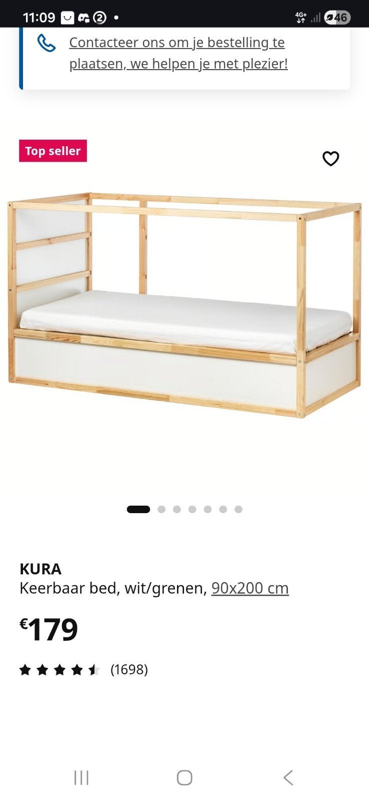 Ikea kinderbed, Kinderen en Baby's, Kinderkamer | Stapelbedden en Hoogslapers, Ophalen