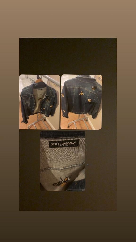 Jeans jas dolce gabanna, Ophalen