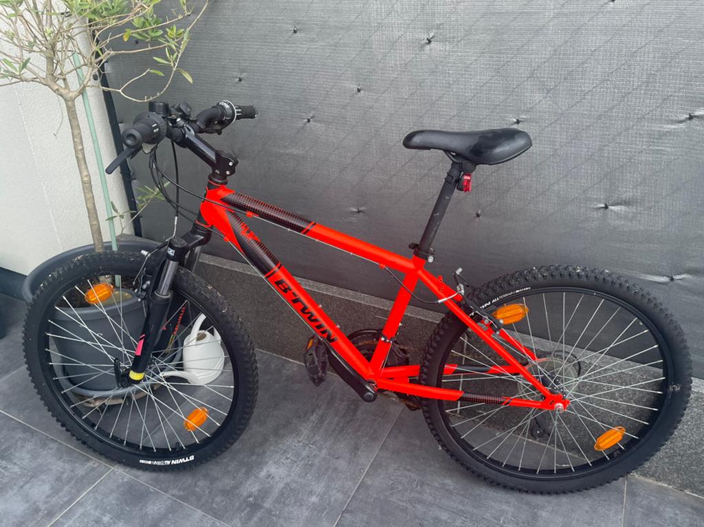 Jongensfiets 24 inch, Enlèvement, Utilisé, 20 à 24 pouces