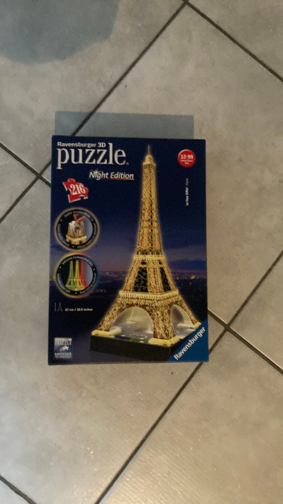3D puzzel Eiffeltoren, Ophalen, Zo goed als nieuw
