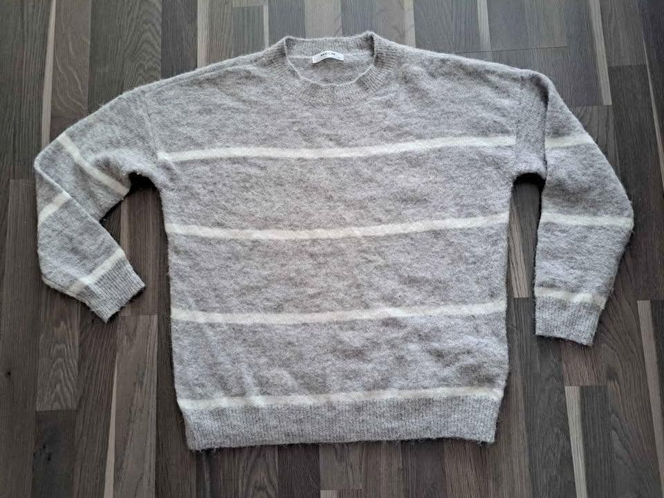 MSCH Copenhagen Alpaca Wol Trui - M/L, Kleding | Dames, Maat 38/40 (M), Ophalen of Verzenden, Zo goed als nieuw, Grijs