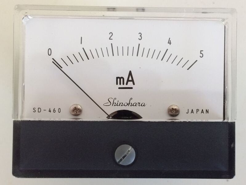 Vu-mètre Shinohara SD-460 DC 5mA, Enlèvement ou Envoi, Neuf