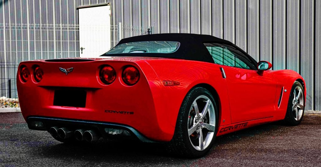 Corvette C6 Décapotable, Auto's, Automaat, Achterwielaandrijving, Zwart, Cabriolet
