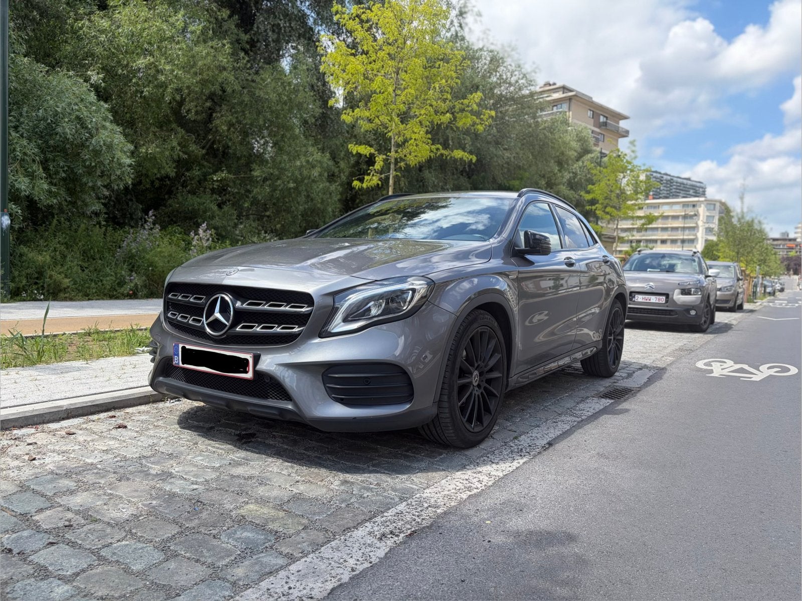 Mercedes GLA 180 AMG EDITION AUTOMAAT, Cuir, Achat, Euro 6, Noir