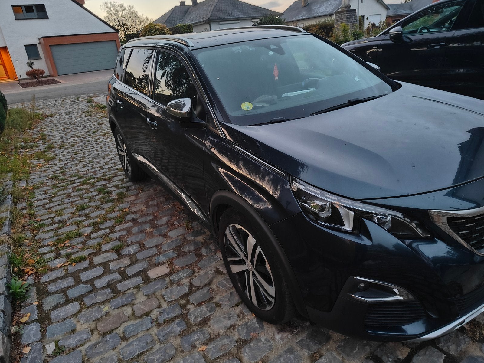 Peugeot 5008 2.0 HDi GT | Full Option | 7-Zits, Autos, Cuir, Ordinateur de bord, 7 places, Noir