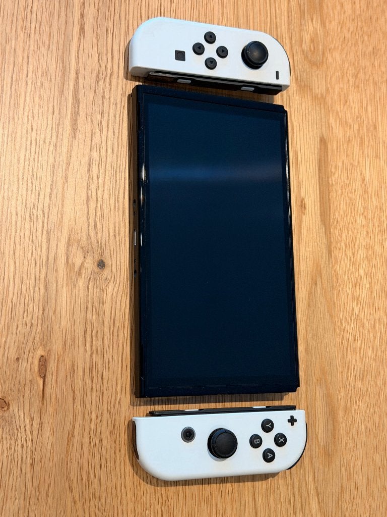 Nintendo Switch OLED wit 64GB - doos en accessoires, Games en Spelcomputers, Ophalen of Verzenden, Gebruikt, Switch OLED