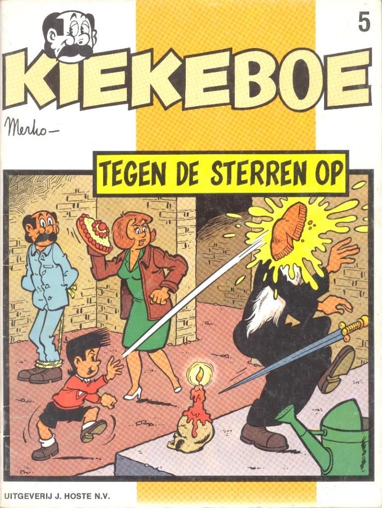 Kiekeboe nr 5 - Tegen de sterren op..1ste druk (b)., Livres, BD, Utilisé, Une BD, Enlèvement ou Envoi