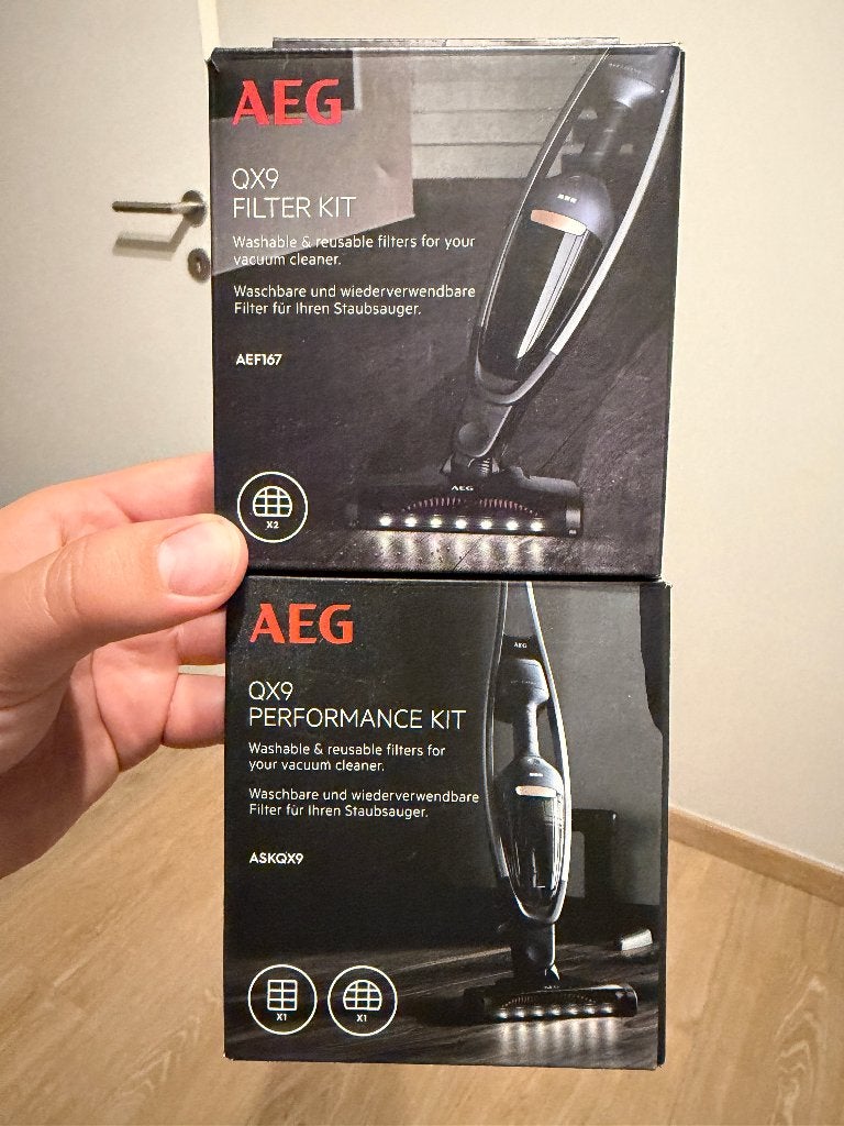 AEG QX9 Filter kit, Electroménager, Aspirateurs, Neuf, Enlèvement ou Envoi, Aspirateur balai, Sac à poussière