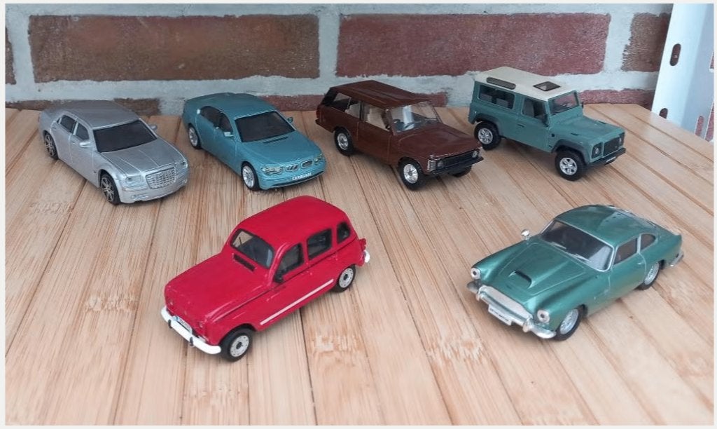 Auto oldtimers schaalmodelen schaal 1:43, 15 eur per 3 stuks, Ophalen, Auto