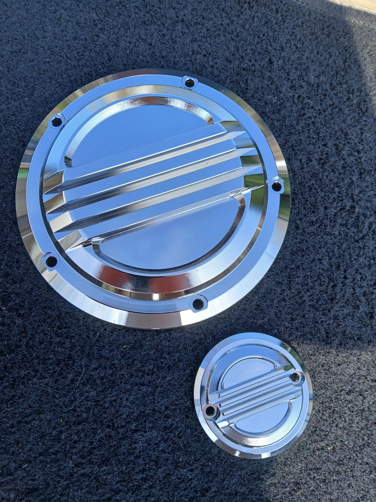 Alu cnc cover set softails 2018-2025, Ophalen of Verzenden