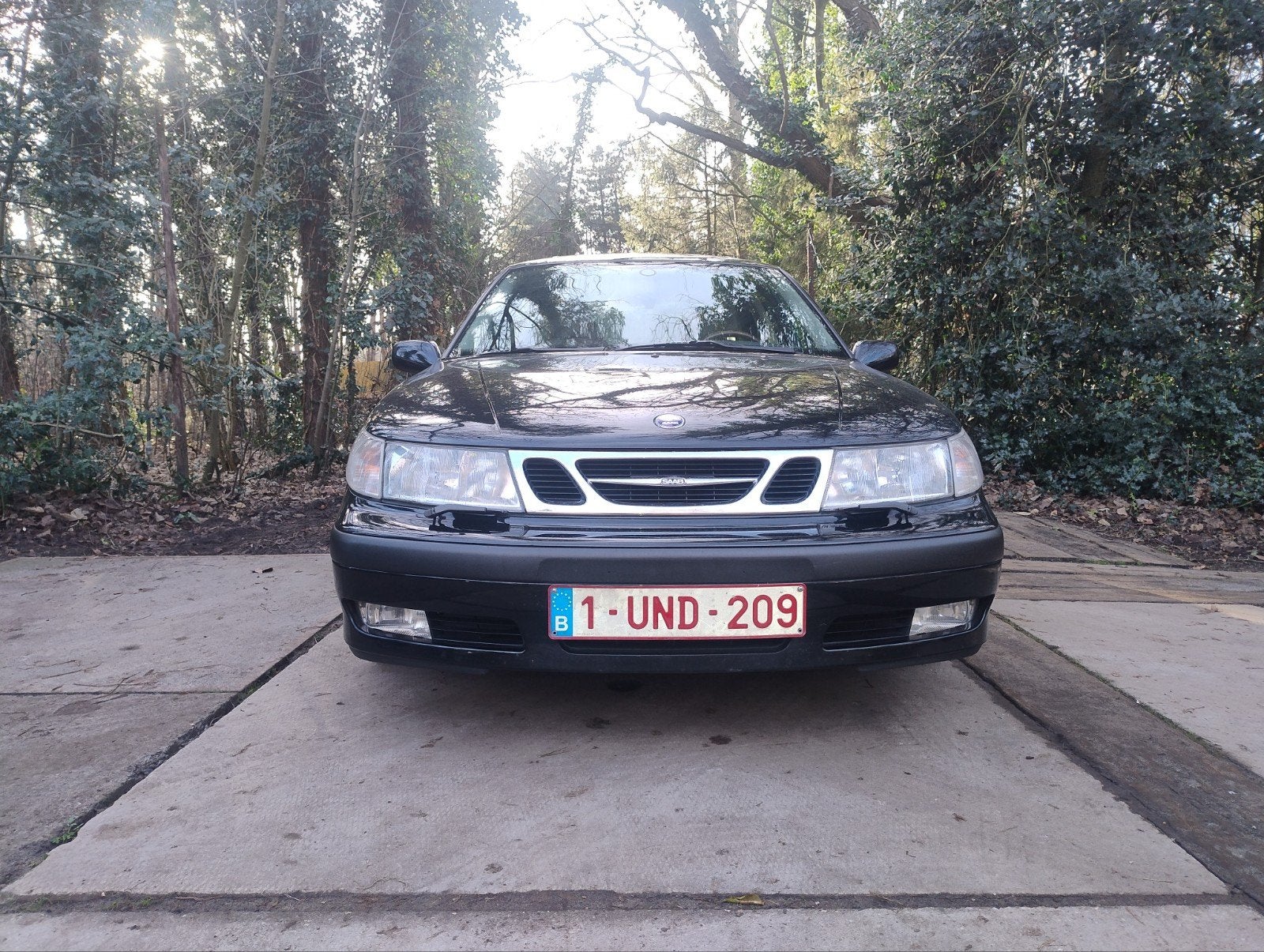 Eerste eigenaar> Saab 9.5 MK1 Automaat 2.0 Benzine Jet Black, Auto's, Saab, Automaat, Beige, 4 cilinders, Beige
