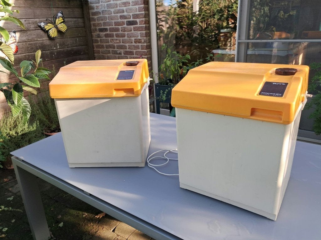 Mini wasmachientjes 2 stuks euro per stuk, Caravans en Kamperen