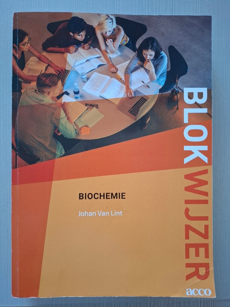 Blokwijzer: Biochemie Johan Van Lint, Boeken, Ophalen of Verzenden, Zo goed als nieuw, Hoger Onderwijs
