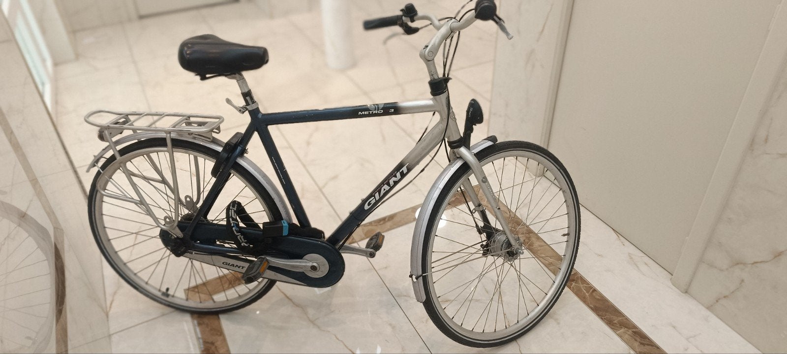 Herenfiets Giant - frame maat L, Fietsen en Brommers, Ophalen, Velgrem, Giant, Versnellingen