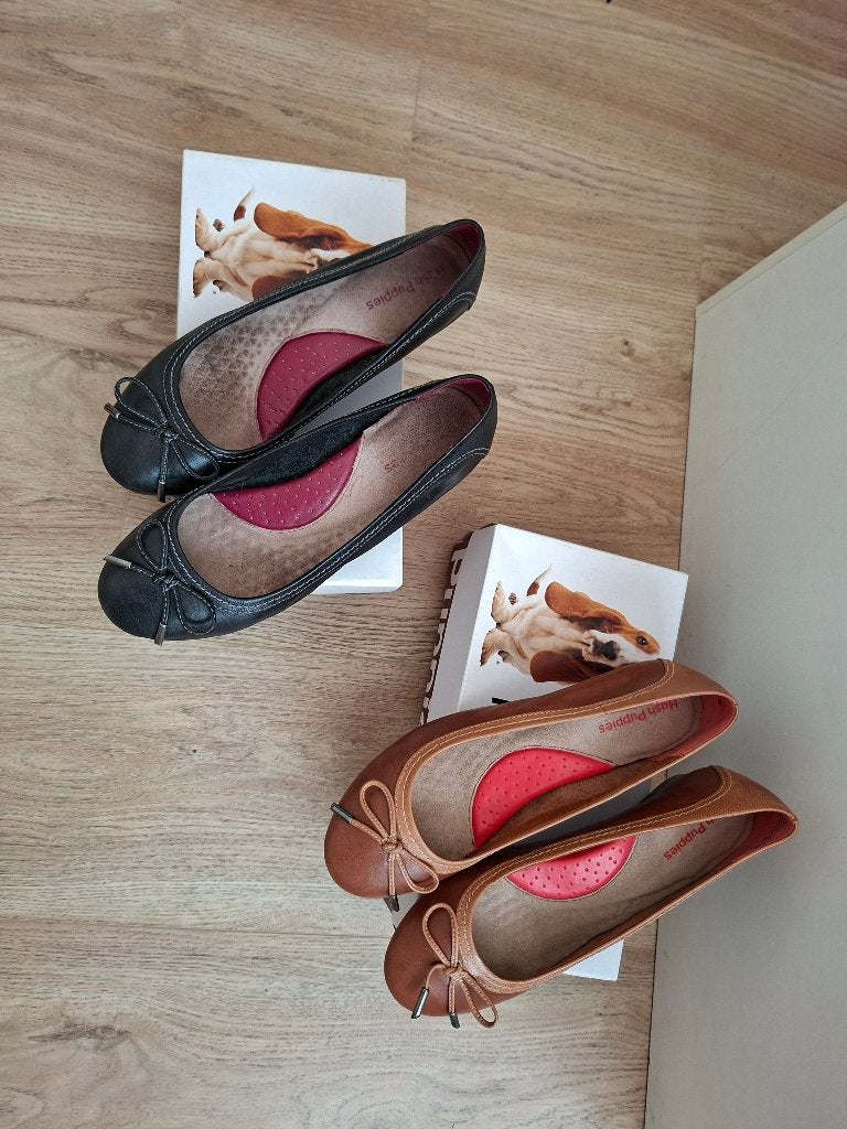 Schoenen hush puppies 41 (tailleert 40), Schoenen met lage hakken, Bruin, Nieuw, Ophalen of Verzenden