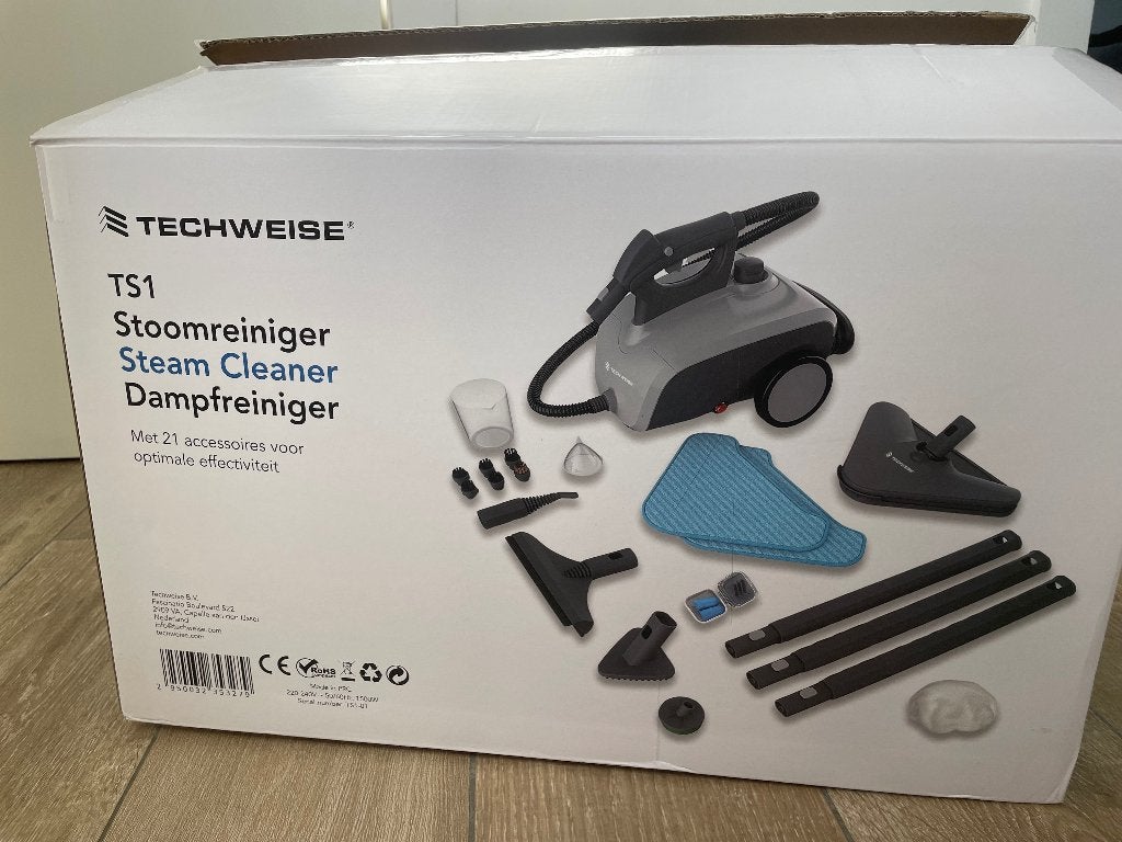 Stoomreiniger TS1 Techweise, Ophalen, Zo goed als nieuw, Stoomreiniger