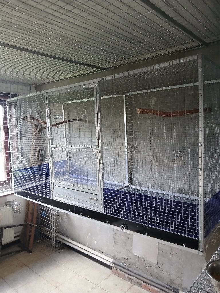 cage à oiseaux, Animaux & Accessoires, Enlèvement, Comme neuf, Aluminium, Cage à oiseaux