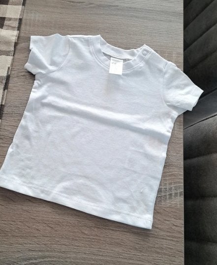 H&M wit tshirt 62 (2-4 maand) nieuw, Kinderen en Baby's, Babykleding | Maat 62, Jongetje of Meisje, H&M, Nieuw, Ophalen of Verzenden