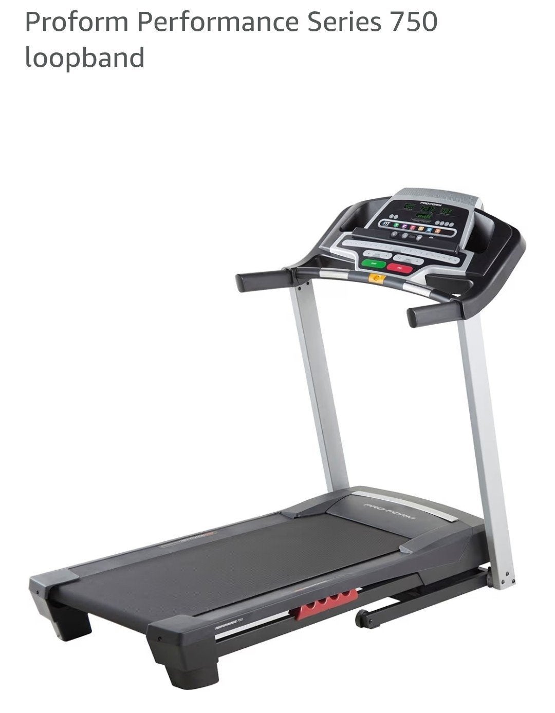 Pro-Form 750 Loopband | Semi-prof | Extra breed 51cm, Jambes, Tapis roulant, Comme neuf, Enlèvement