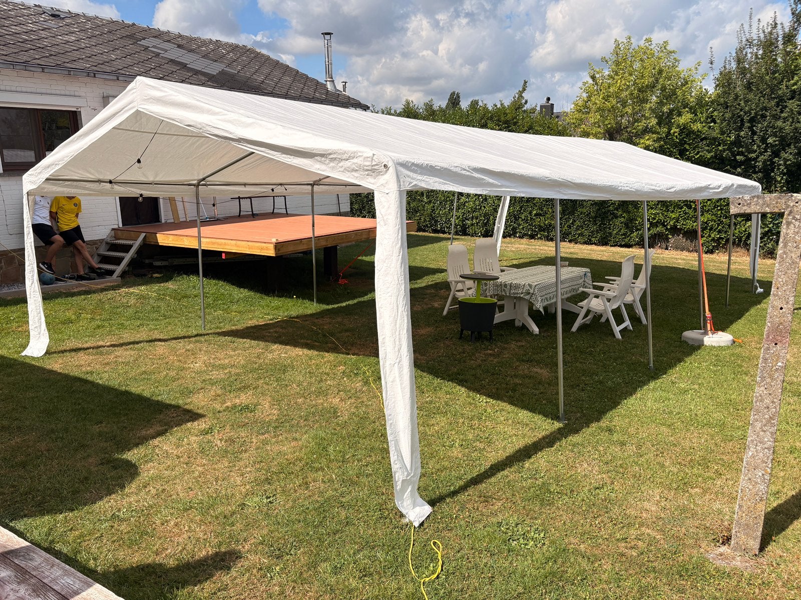 Tonnelle 5X10M, Enlèvement, Comme neuf