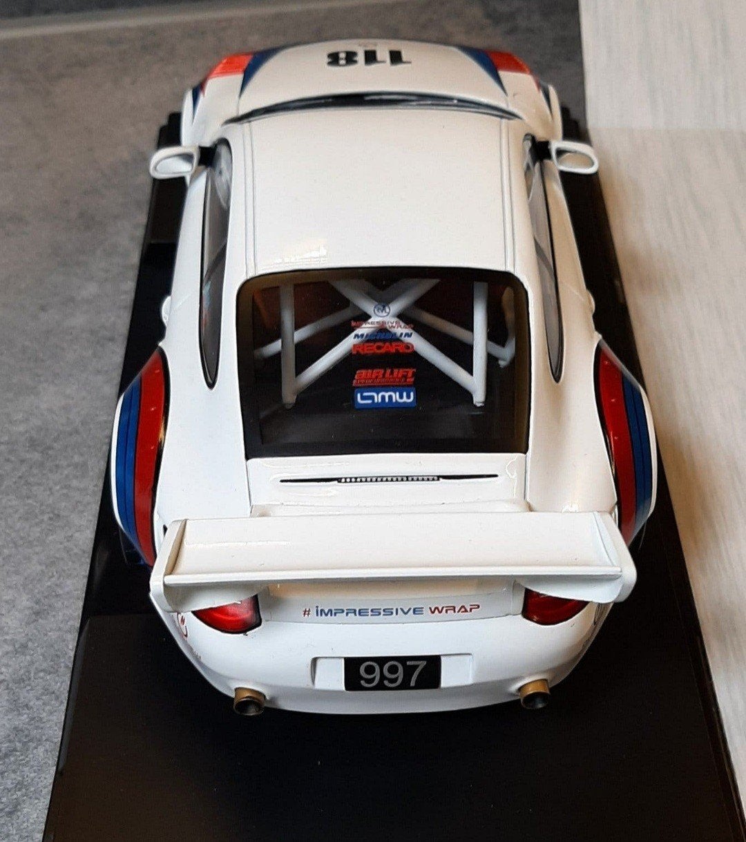 MCG/1:18/Porsche 997/Old & New/ZGAN, Ophalen of Verzenden, Zo goed als nieuw, Auto, Overige merken