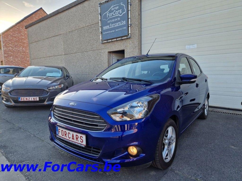 Ford Ka+ 1.2 benzine 5 deur airco weinig km + 1 j garantie, Achat, Entreprise, 5 portes, 1250 cm³