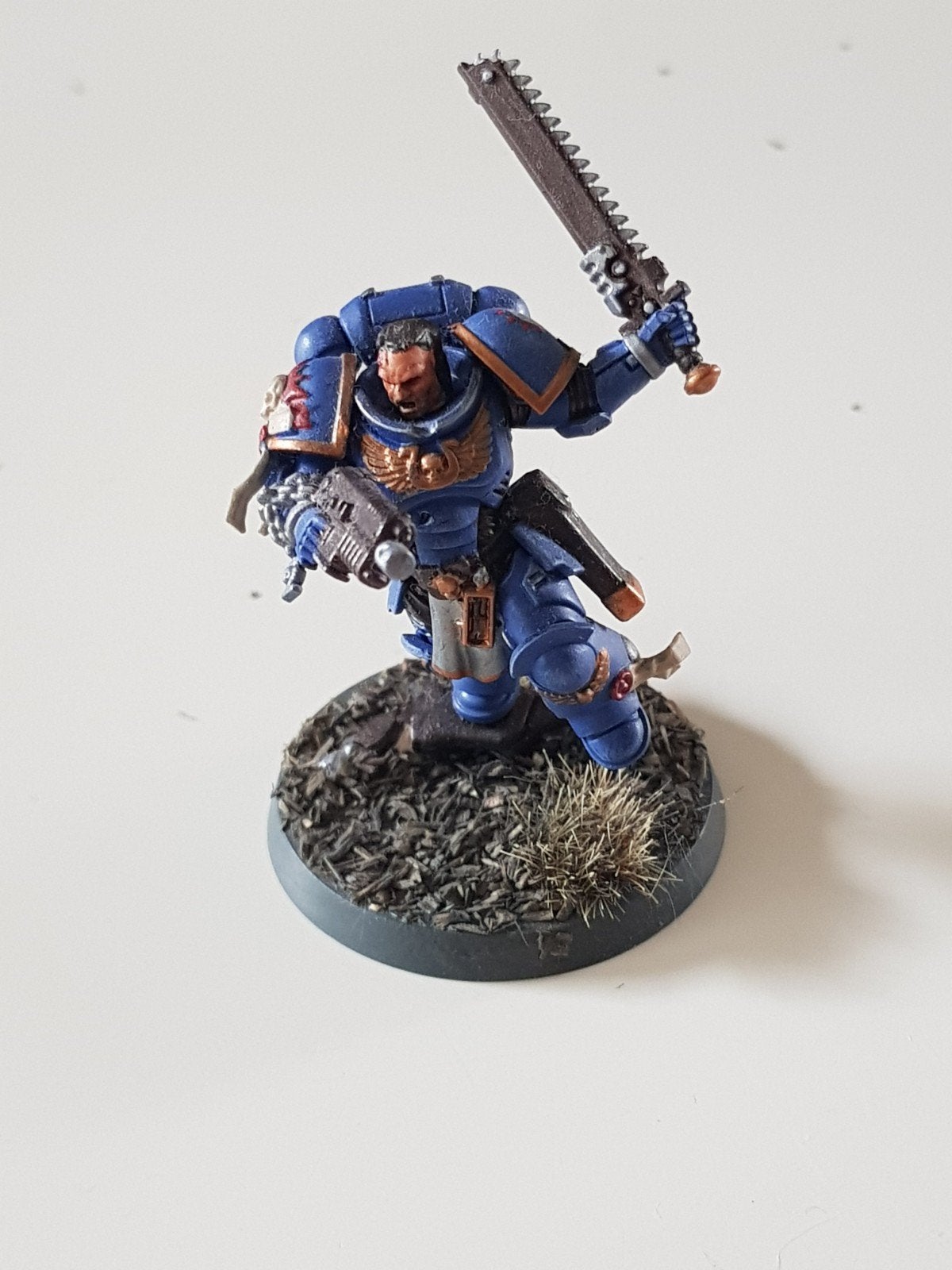 40k, space marines, lieutenant Titus, Hobby en Vrije tijd, Ophalen of Verzenden, Warhammer