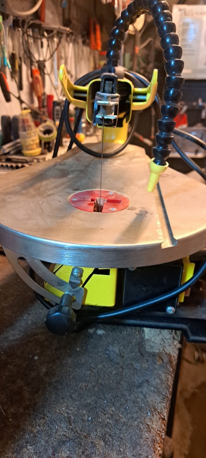 Powerplus X190 figuurzaagmachine, Ophalen