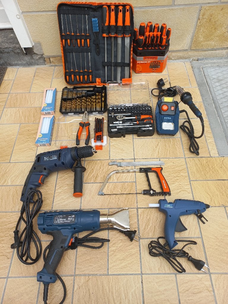 Gereedschapsset in perfecte staat,weinig gebruikt., Ophalen of Verzenden, Zo goed als nieuw, Gereedschapsset, Ferm