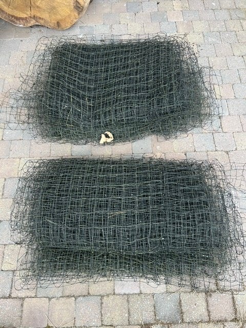 Vogel netten 2 stuks van 12 x 6 meter, Ophalen, Gebruikt